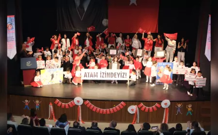 Eskişehir’de Miniklerden Coşkulu 23 Nisan Kutlaması