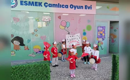 ESMEK Oyun Evleri’nde 23 Nisan Coşkusu: Bayram Sevinci Şehri Sardı