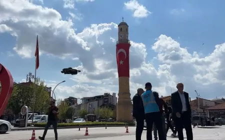 Çorum’da Yere İzmarit Atanlara Drone Destekli Ceza