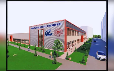 Kurtuluş Mahallesi’ne Modern Kapalı Pazaryeri Geliyor