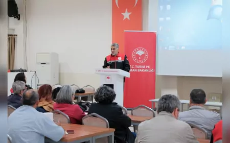 Eskişehir’de Yaprağı Yenen Sebzelerde Kalıntı ile Mücadele İçin Üreticilere Eğitim Verildi