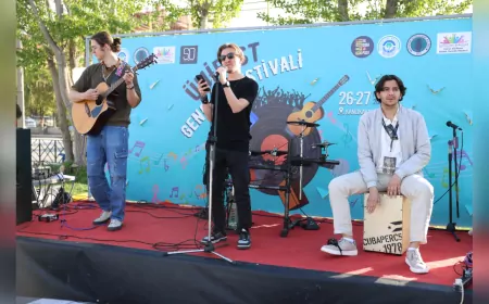 ÜNİFEST Kanlıkavak Parkı’nda Gençlik Coşkusunu Zirveye Taşıdı