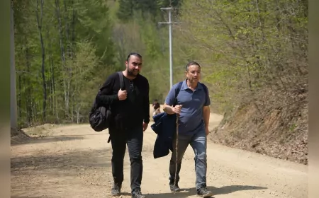 Sakarya’da Doğa Yürüyüşleri Kıranyurt Yaylası’nda Baharın Renkleriyle Başladı