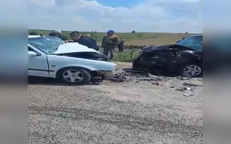 Eskişehir’de Kafa Kafaya Çarpışan Araçlarda 1 Kişi Hayatını Kaybetti, 1 Kişi Yaralandı