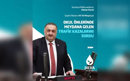 DEVA Partisi'nden Okul Önü Trafik Güvenliği Uyarısı: “Çocuklarımız Tehlike Altında!”