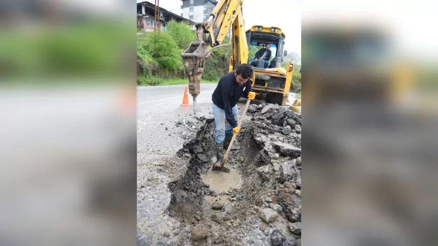 Giresun Belediyesi’nden Şehrin Dört Bir Yanında Yoğun Altyapı ve Üstyapı Mesaisi