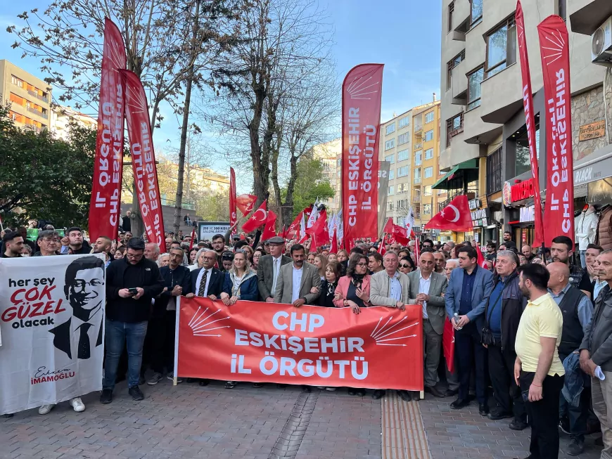 Eskişehir’de Özgürlük Yürüyüşü: Halk Demokrasi Ve Adalet İçin Sokaktaydı