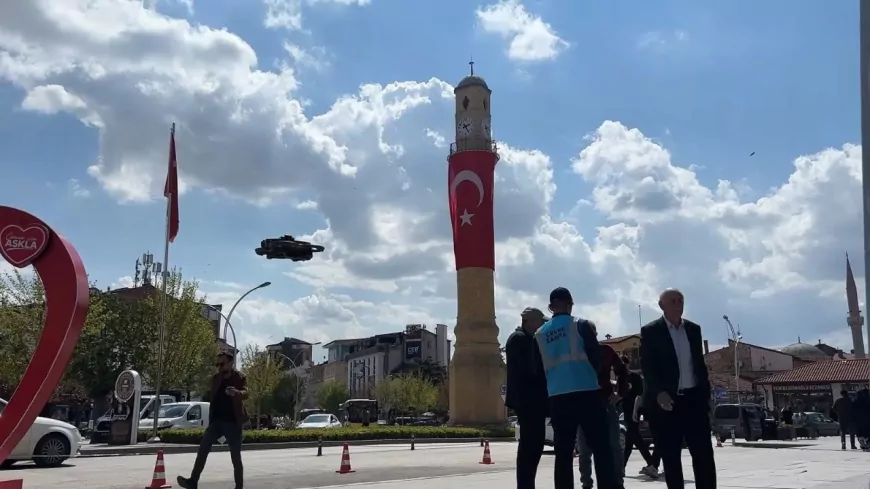 Çorum’da Yere İzmarit Atanlara Drone Destekli Ceza