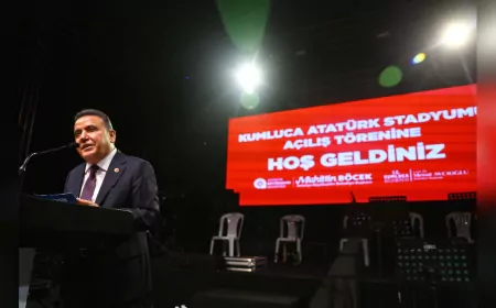 Kumluca Atatürk Stadyumu Açıldı: “Kumluca’nın Heyecanına Tanıklık Edecek”