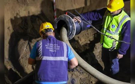 SASKİ’den Enerji Verimliliği Hamlesi: Pamukova Kiremitlik Terfi Merkezi Yenileniyor