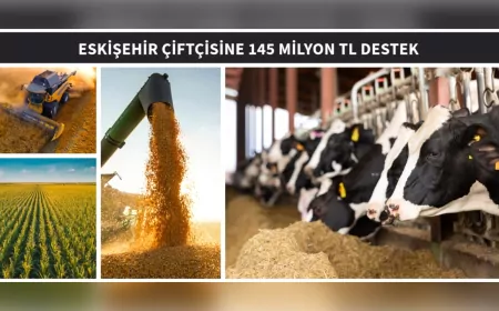 Eskişehirli Çiftçiye 145 Milyon TL’lik Dev Destek