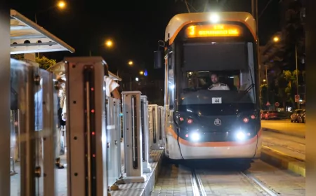 Eskişehir’de Gece Seferleriyle 1 Yılda 222 Bin Yolcu Taşındı