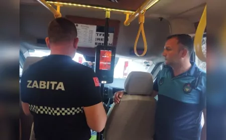 Bilecik Belediyesi’nden Halk Otobüslerine Denetim: Temizlik, Ruhsat ve Bilgilendirme Kontrol Edildi