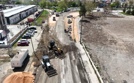 Başkan Şerifoğulları Saha İncelemelerine Devam Ediyor: Elazığ’da Üstyapı Hamlesi Hız Kazandı