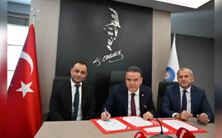 Antalya Büyükşehir ile Çevre Mühendisleri Odası Arasında Atıksu Denetiminde İşbirliği Protokolü