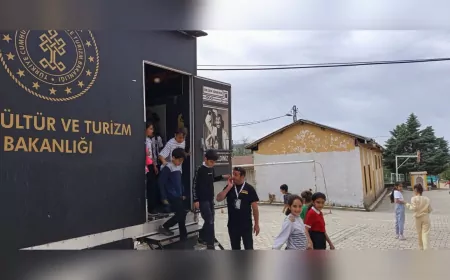 Gezen Sinema Tırı Baskil’de 550 Çocuğu Beyaz Perdeyle Buluşturdu