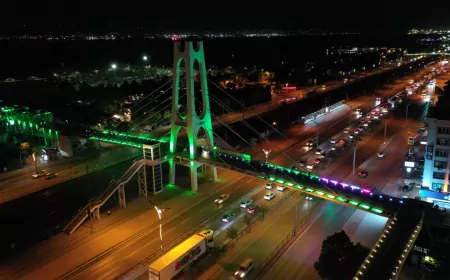 Kocaeli Üst Geçitleri Kocaelispor’un Şampiyonluğu İçin Yeşile Büründü