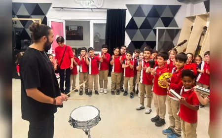 Minikler Enstrümanlarla Tanışıyor: Müzik Sevgisi Küçük Yaşta Başlıyor