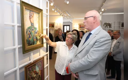 Kağıt Rölyef Sergisi Odunpazarı’nda Açıldı: Emek ve Sanat Buluştu