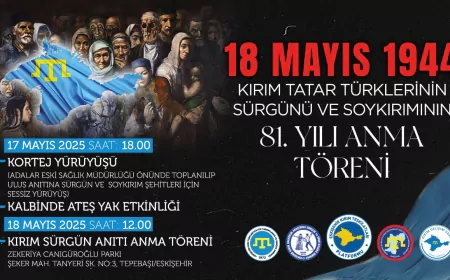 Kırım Tatar Sürgünü’nün 81. Yılında Eskişehir’den Sessiz Çığlık: “Kırım, Kırım Tatarlarındır!”