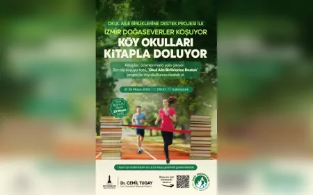 İzmir’de Kitap İçin Koşulacak: Doğaseverlerden Köy Okullarına Destek
