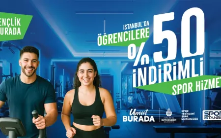 İBB’den Öğrencilere Spor Desteği: Spor İstanbul’da Yüzde 50 İndirim