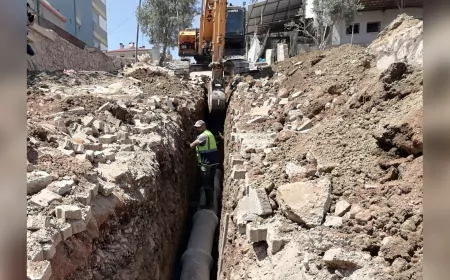HATSU’dan Özyörük Mahallesi’ne 2.560 Metrelik Yeni Atık Su Hattı