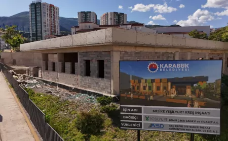 Melike Yeşilyurt Kreşi’nde Geri Sayım Başladı: Karabük’te Eğitime Yeni Yatırım