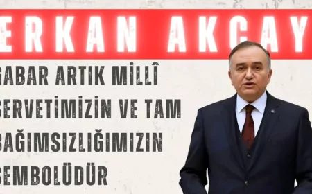 MHP’li Erkan Akçay: ‘Gabar artık millî servetimizin ve tam bağımsızlığımızın sembolüdür’