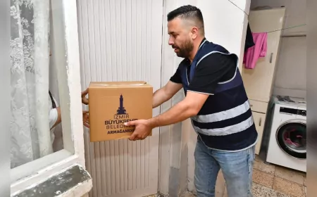 İzmir Büyükşehir Belediyesi’nden Bayram Öncesi 40 Bin Aileye Gıda ve Alışveriş Desteği
