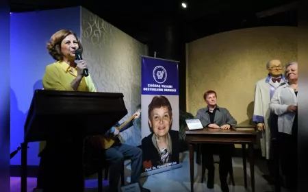 Prof. Dr. Türkan Saylan’ın Balmumu Heykeli Eskişehir’de Ziyarete Açıldı