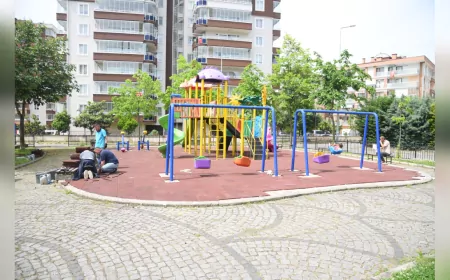 Giresun Belediyesi’nden Parklara Bakım ve Yenileme Hamlesi
