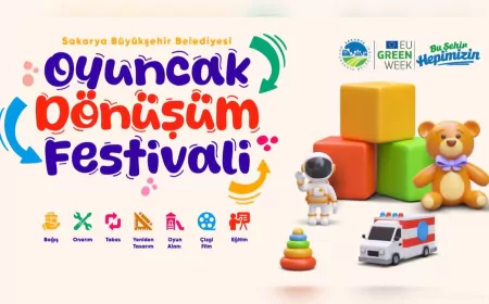 Sakarya’da Oyuncaklar Yeni Bir Şansla Buluşacak: Çocuklara Özel Dönüşüm Festivali