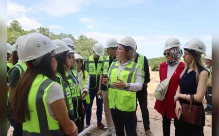 Kocaeli Büyükşehir’in Taş Kırma Tesisi Genç Mühendislere İlham Verdi