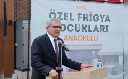 Eskişehir OSB’de Özel Frigya Anaokulu Açıldı: Sanayi Çalışanlarına Eğitim Desteği