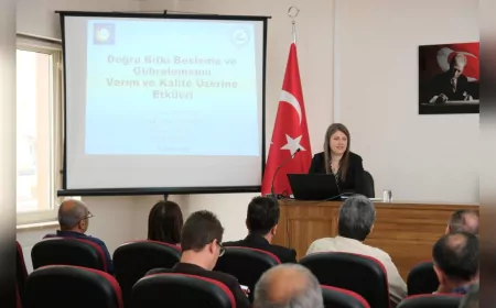 Eskişehir’de “Çiftçi Söyleşileri” Tamamlandı: Üreticiye Bilgi Desteği Sürüyor