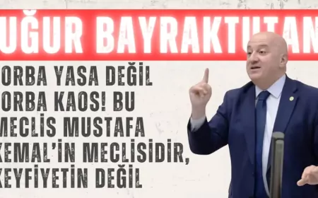 CHP’li Uğur Bayraktutan: ‘Torba yasa değil torba kaos! Bu Meclis Mustafa Kemal’in Meclisidir, keyfiyetin değil’