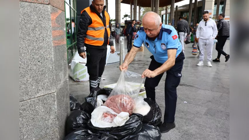 Antalya Otogarında Usulsüz Et Taşımacılığına Geçit Yok