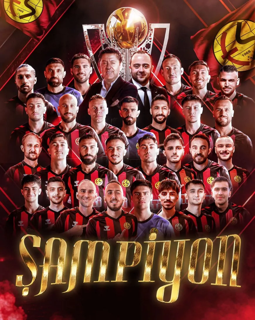 Ve Eskişehirspor Şampiyon! EsEs 3. Lige Yükseldi