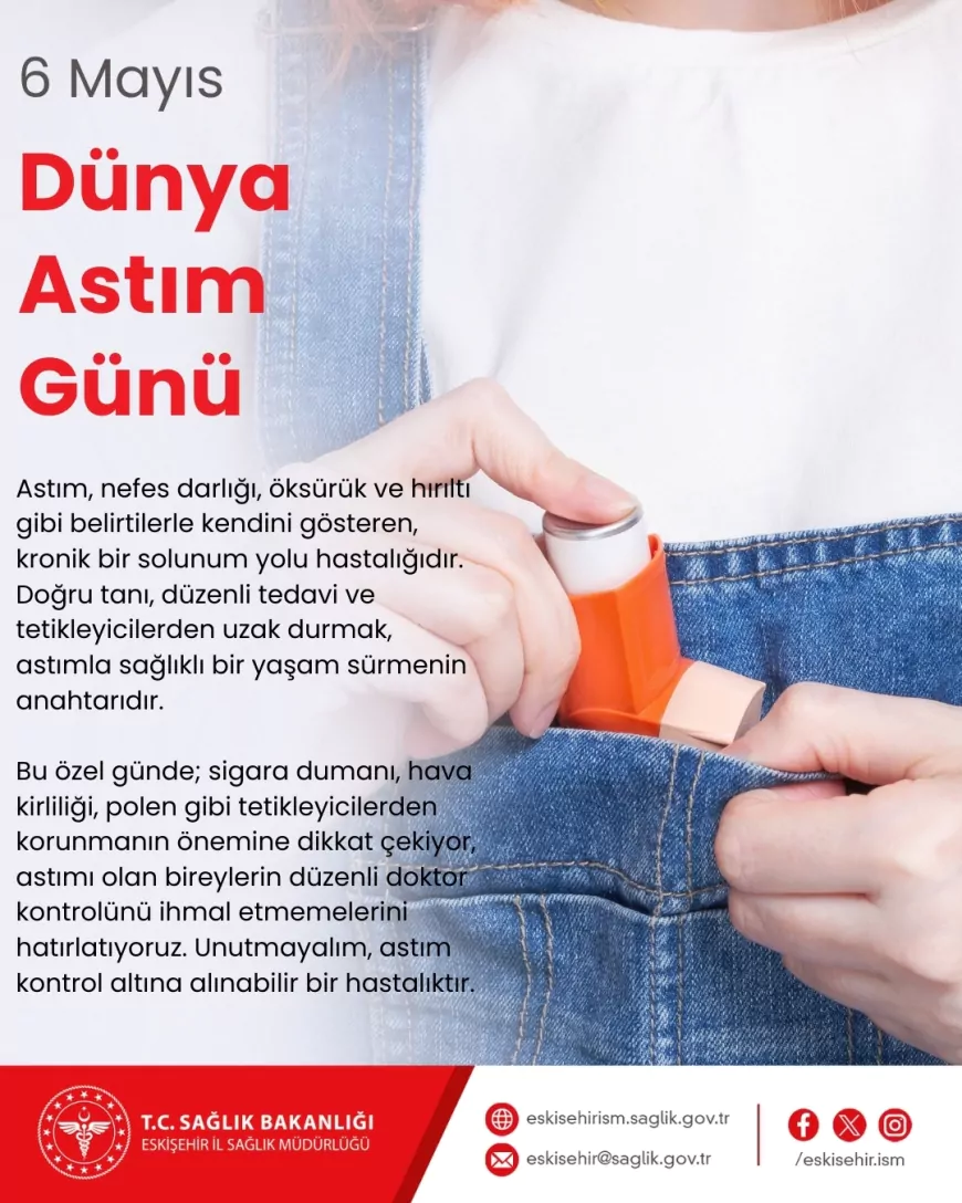 6 Mayıs Dünya Astım Günü’nde Farkındalık Çağrısı