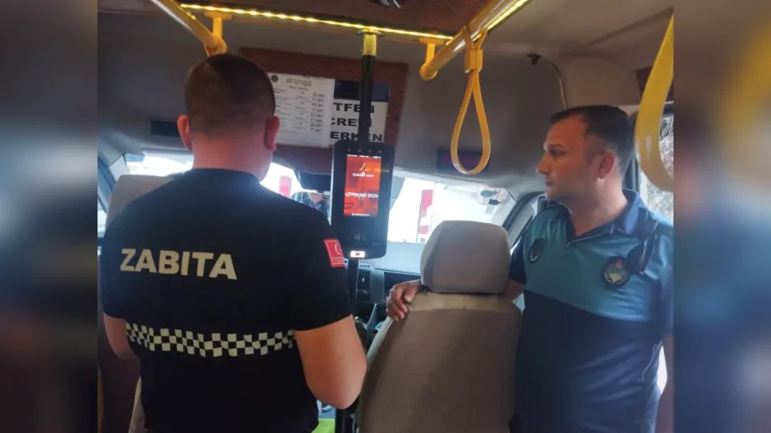 Bilecik Belediyesi’nden Halk Otobüslerine Denetim: Temizlik, Ruhsat ve Bilgilendirme Kontrol Edildi
