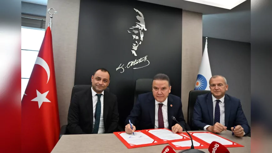 Antalya Büyükşehir ile Çevre Mühendisleri Odası Arasında Atıksu Denetiminde İşbirliği Protokolü