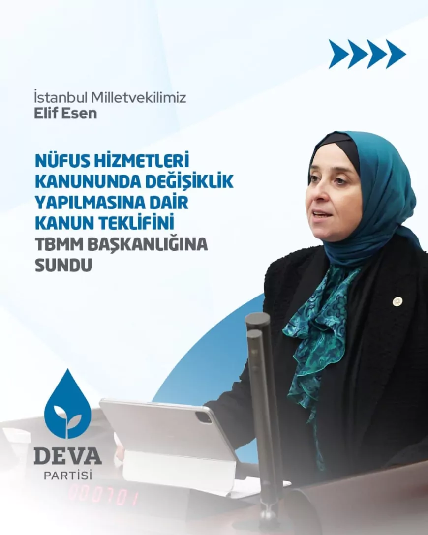 Adres Değişikliğine Güvence Geliyor: Elif Esen’den Usulsüz Bildirimlere Karşı Kanun Teklifi
