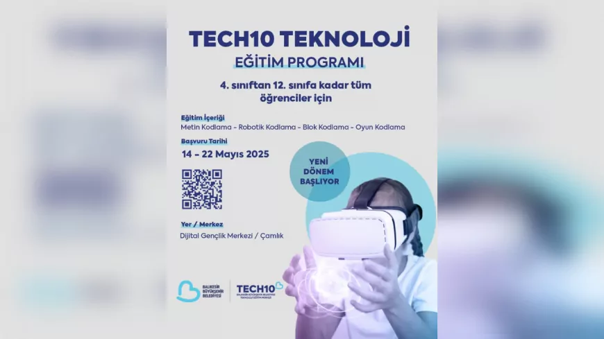 Balıkesirli Genç Yazılımcılar TECH10 ile Kodlamaya Adım Atıyor