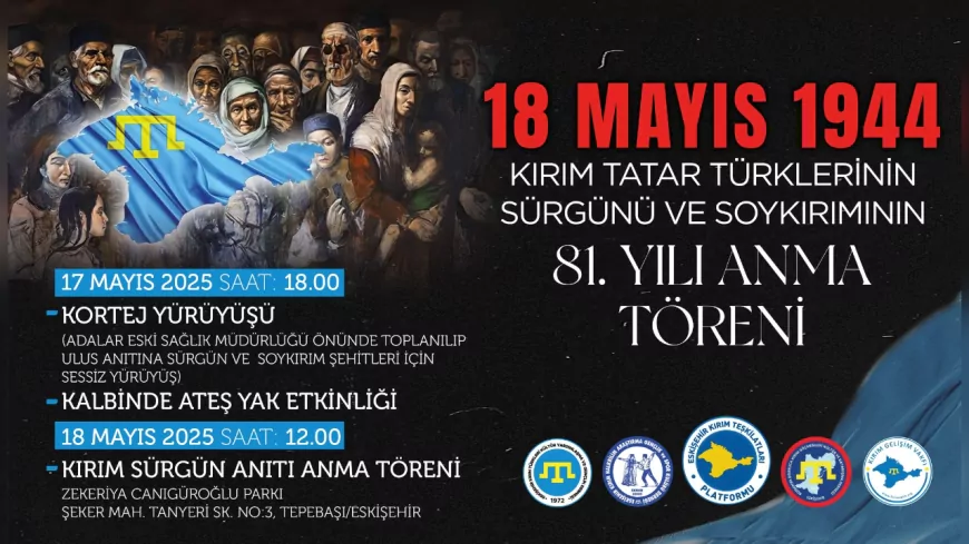 Kırım Tatar Sürgünü’nün 81. Yılında Eskişehir’den Sessiz Çığlık: “Kırım, Kırım Tatarlarındır!”