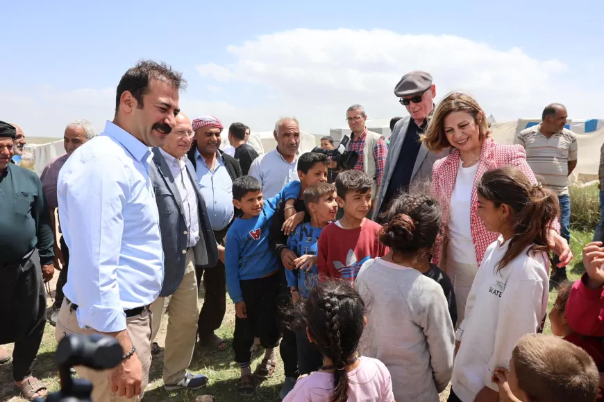 CHP Heyeti, Şanlıurfa’dan Gelen Mevsimlik Tarım İşçilerini Ziyaret Etti