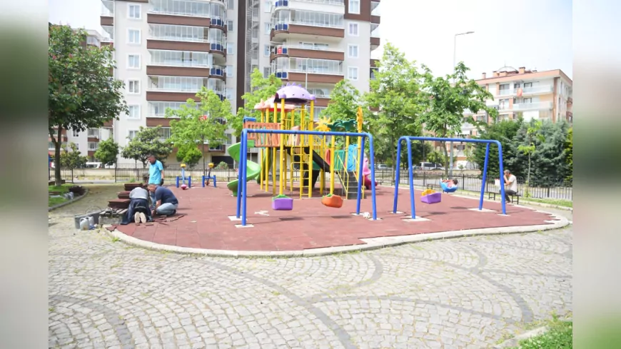 Giresun Belediyesi’nden Parklara Bakım ve Yenileme Hamlesi