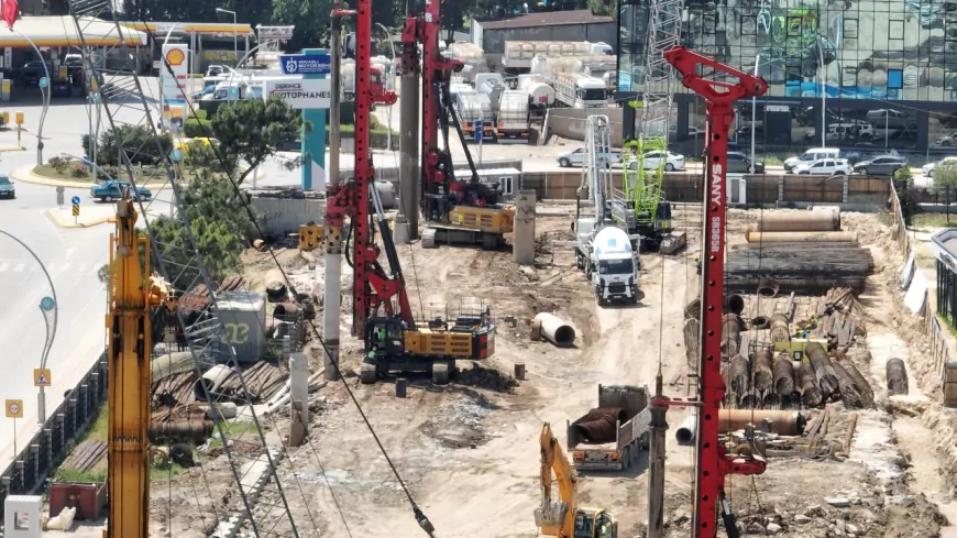 Körfezray Metro Projesi’nde Çalışmalar Tüm Hızıyla Sürüyor