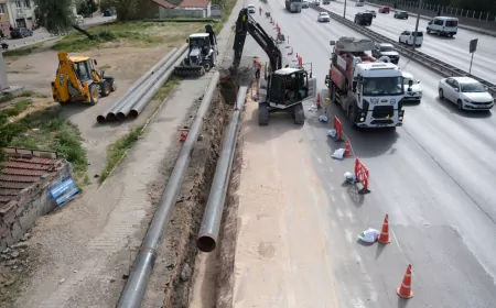 Eskişehir’de Altyapıya Güçlü Dokunuş: 400 Metrelik İçme Suyu Hattı Yenilendi