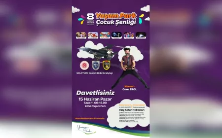 Eskişehir OSB’den Çocuklara Karne Hediyesi: Yaşam Park’ta Festival Gibi Şenlik